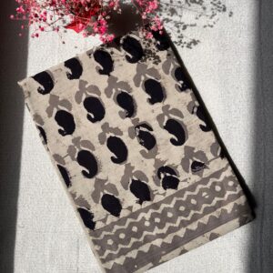 NeelPatra Handblock Printed Mulmul Cotton Saree | BlushSarees.in |