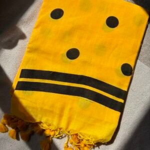 Surajmukhi Polka Khadi Cotton Saree | BlushSarees.in |